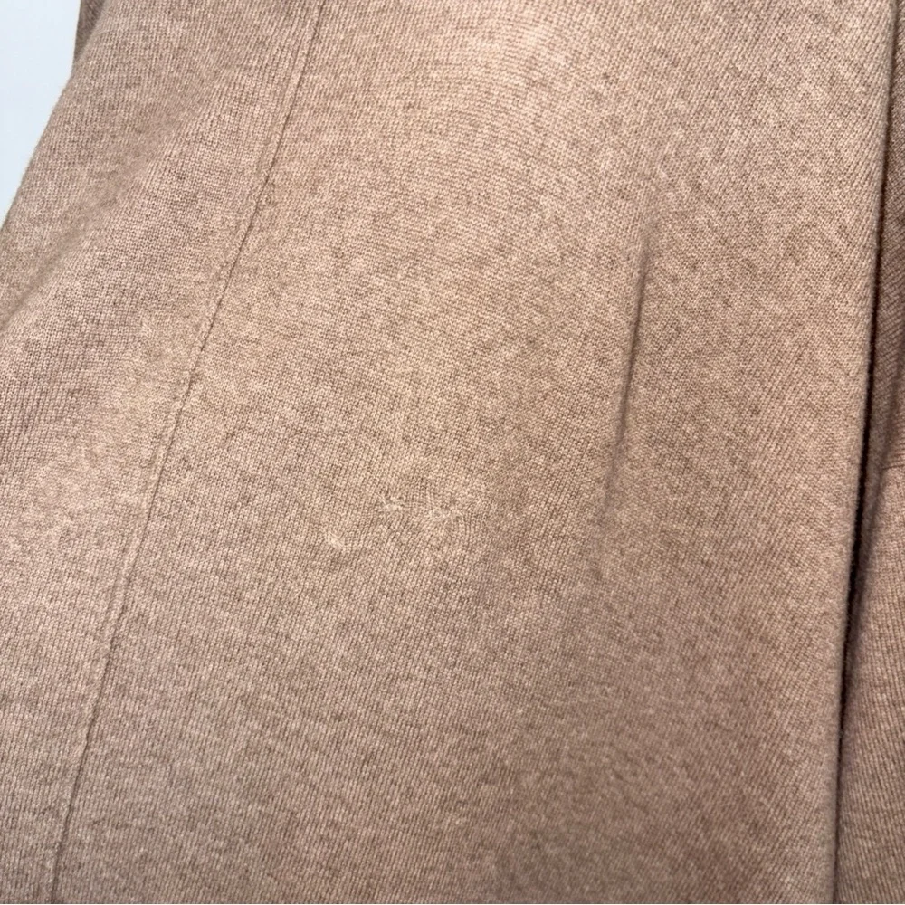 Eskandar Sz O/S  Beige Round Neck 100% Cashmere Scotland Sweater  Holes !!!